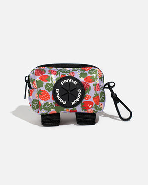Etui na kupoworki dla psa w truskawki BERRY