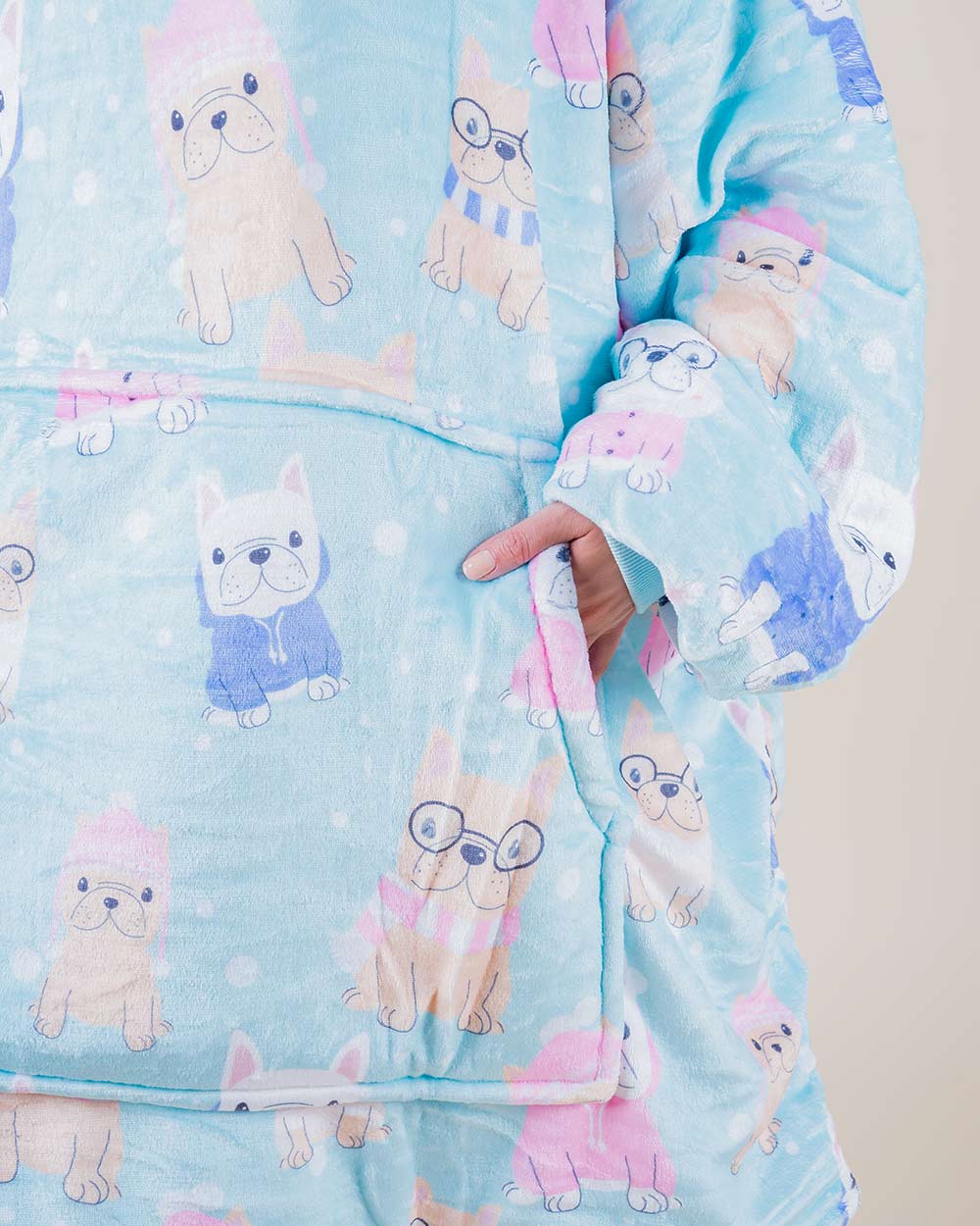Bluza koc kocobluza w buldożki BUBU