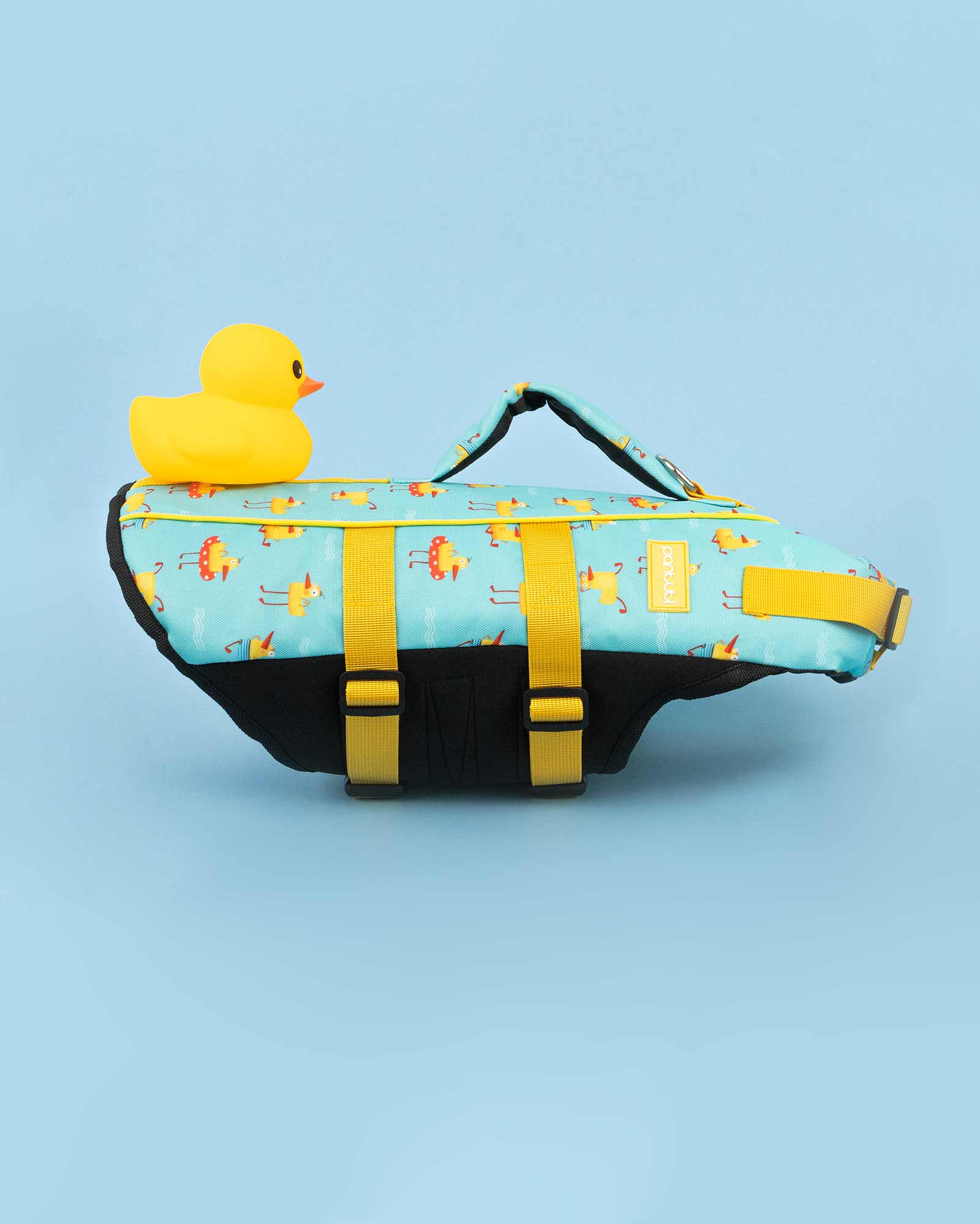 Uroczy kapok dla psa z gumową kaczuszką DOGGY DUCK