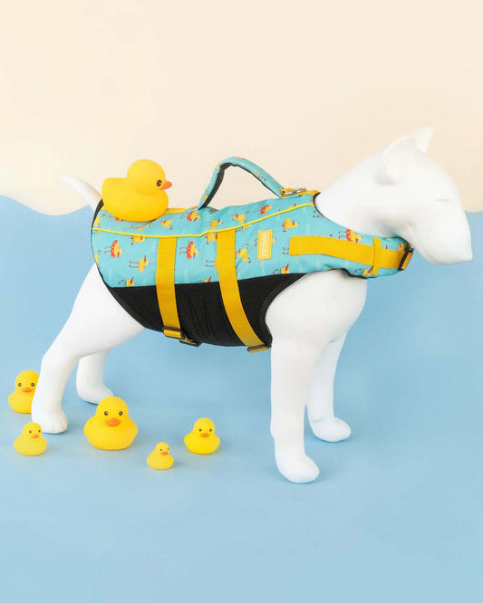 Uroczy kapok dla psa z gumową kaczuszką DOGGY DUCK