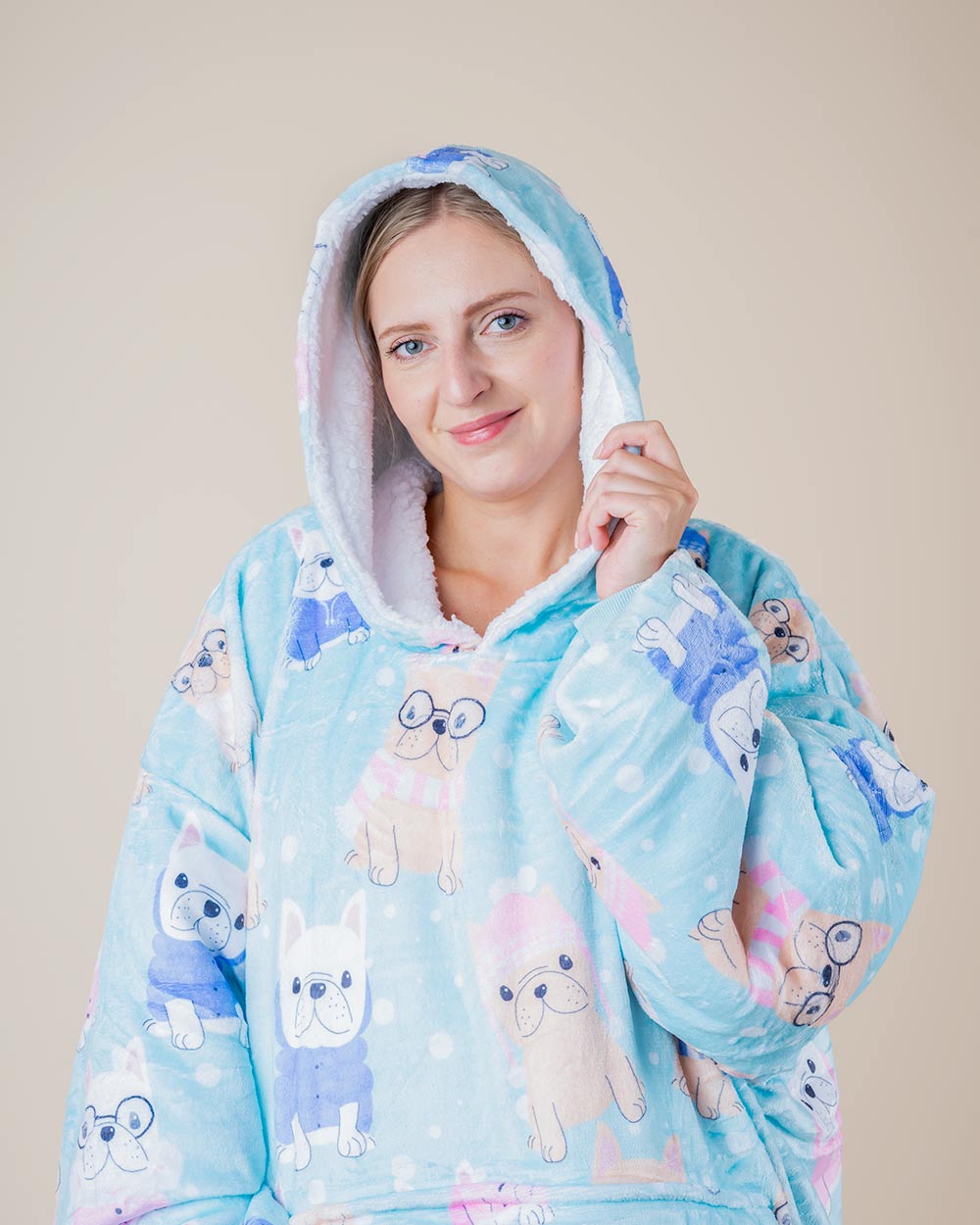 Bluza koc kocobluza w buldożki BUBU