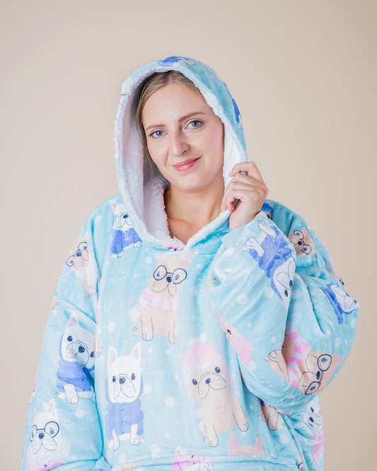 Bluza koc kocobluza w buldożki BUBU