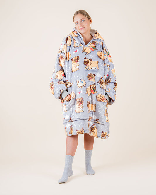 Bluza koc kocobluza w mopsy PUGY