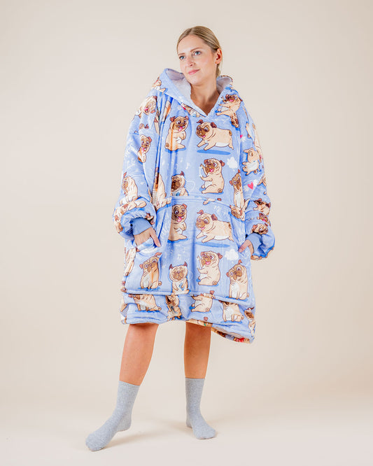Bluza koc kocobluza w mopsy PUGY