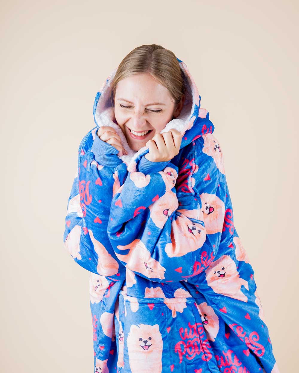 Bluza koc kocobluza w pomeraniany POMEK