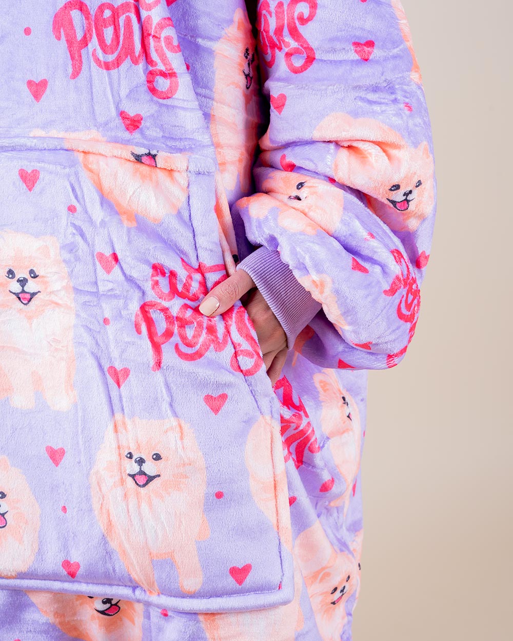 Bluza koc kocobluza w pomeraniany POMEK
