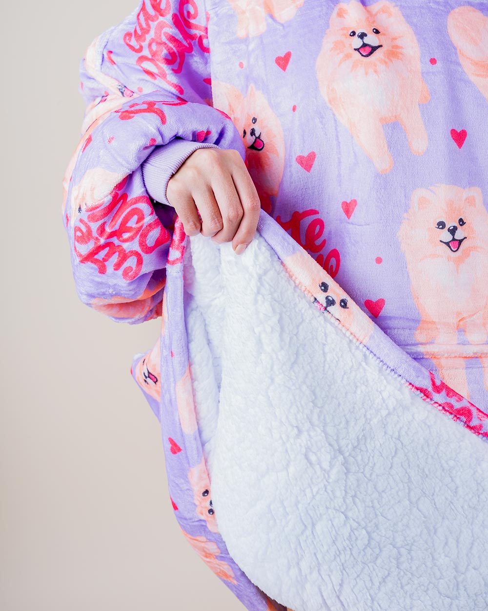 Bluza koc kocobluza w pomeraniany POMEK