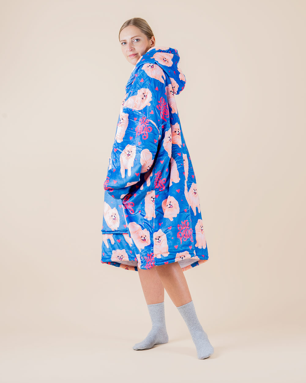 Bluza koc kocobluza w pomeraniany POMEK