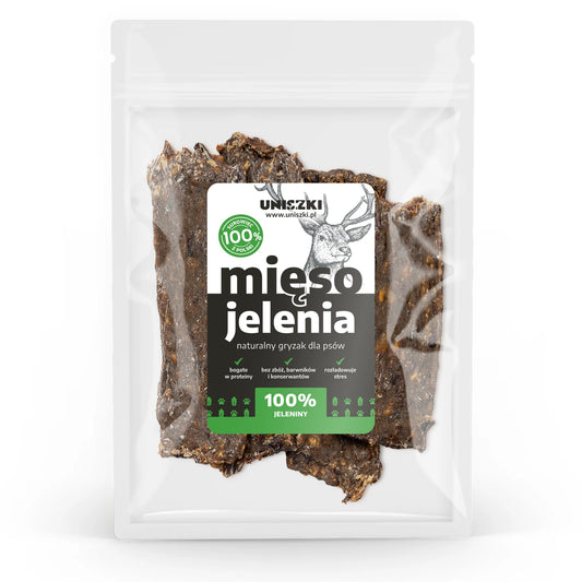 Przysmak dla psa mięso jelenia UNISZKI 90 g