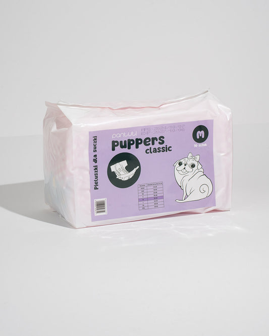 Chłonne pieluchy dla suczki PUPPERS CLASSIC