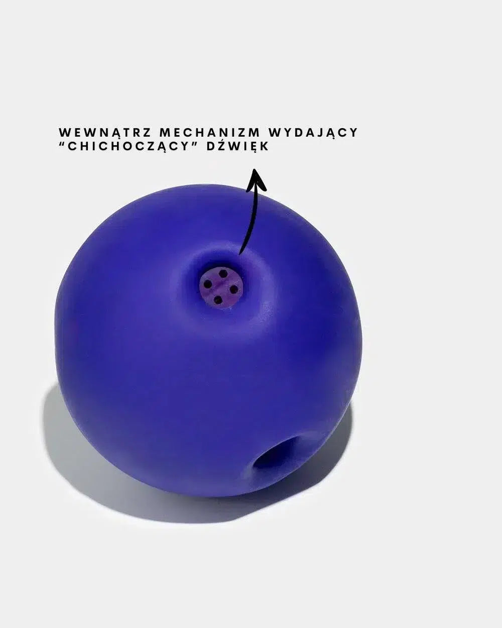 Wytrzymała chichocząca piłka dla psa Neptun
